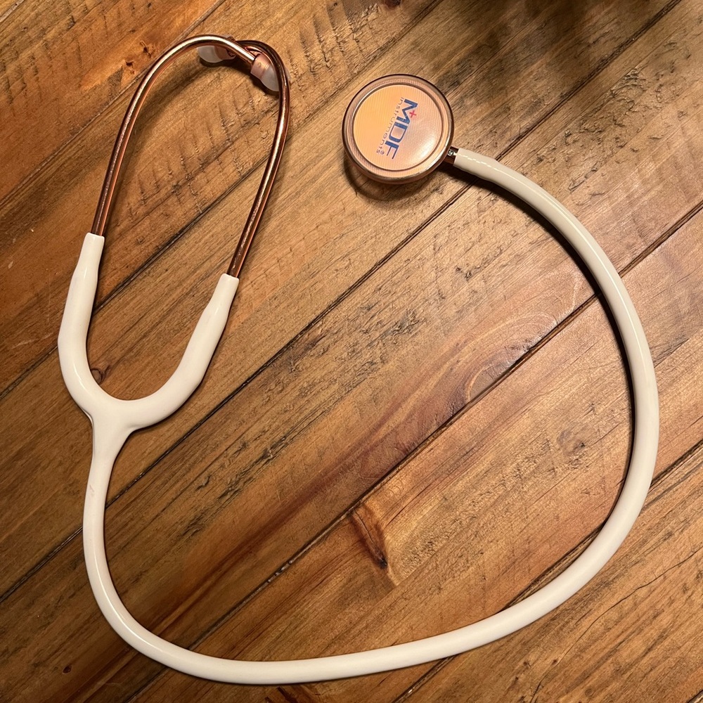 Rose gold MDF stethoscope